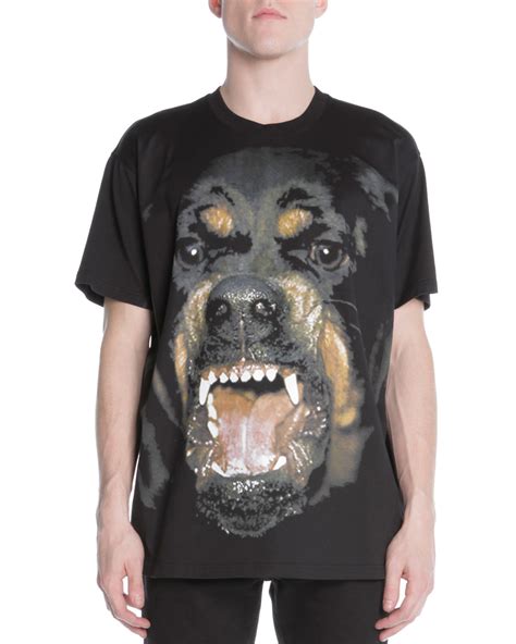 rottweiler dog shirt givenchy|Givenchy rottweiler shirt for sale.